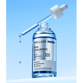 웰라쥬 리얼 히알루로닉 블루 100 앰플, 30ml, 1개 Wellage Real Hyaluronic Blue 100 Ampoule, 30ml, 1 piece