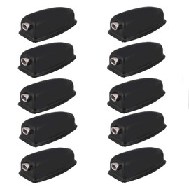 53x24x22mm Drum Claw Hook 10pcs Iron Oval Shape Drum Claw Hook for Bass Drums & Snare Drum (black)