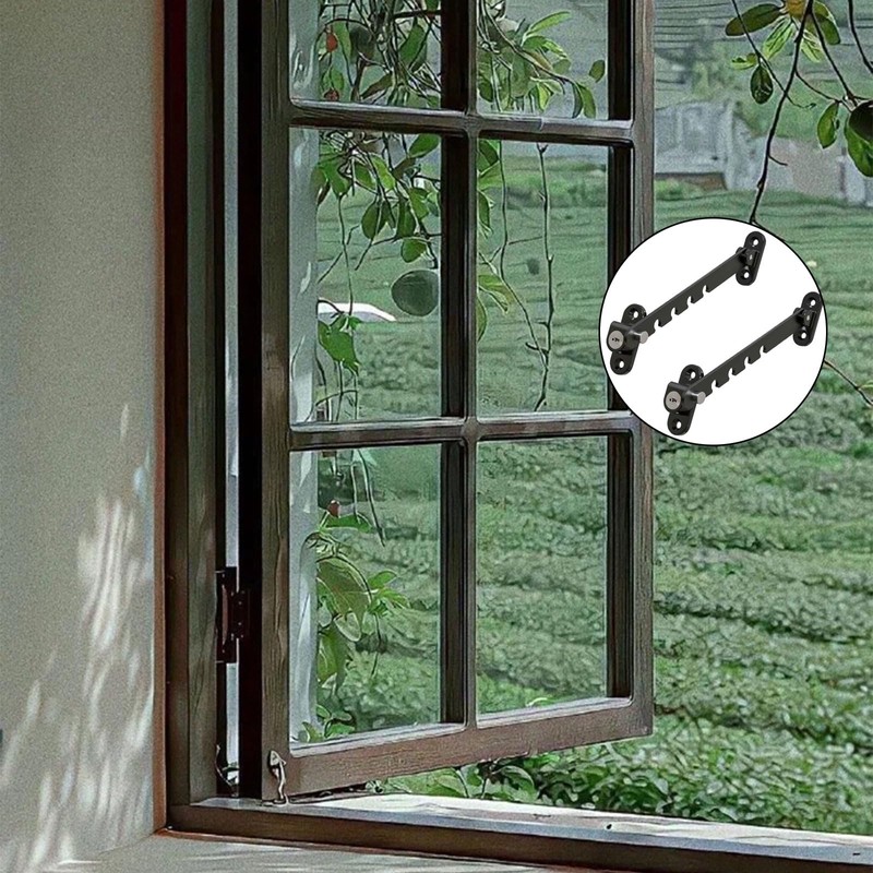 HERKINDNESS Window Stop, Pack of 2 Stainless Steel Window Tilt