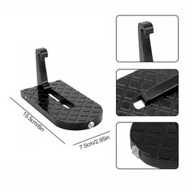 AIMALL Vehicle Access Roof of Car SUV Door Step Rooftop Doorstep Latch Pedal Hook - Universal Fit for SUVs, RVs, Trucks & Vans