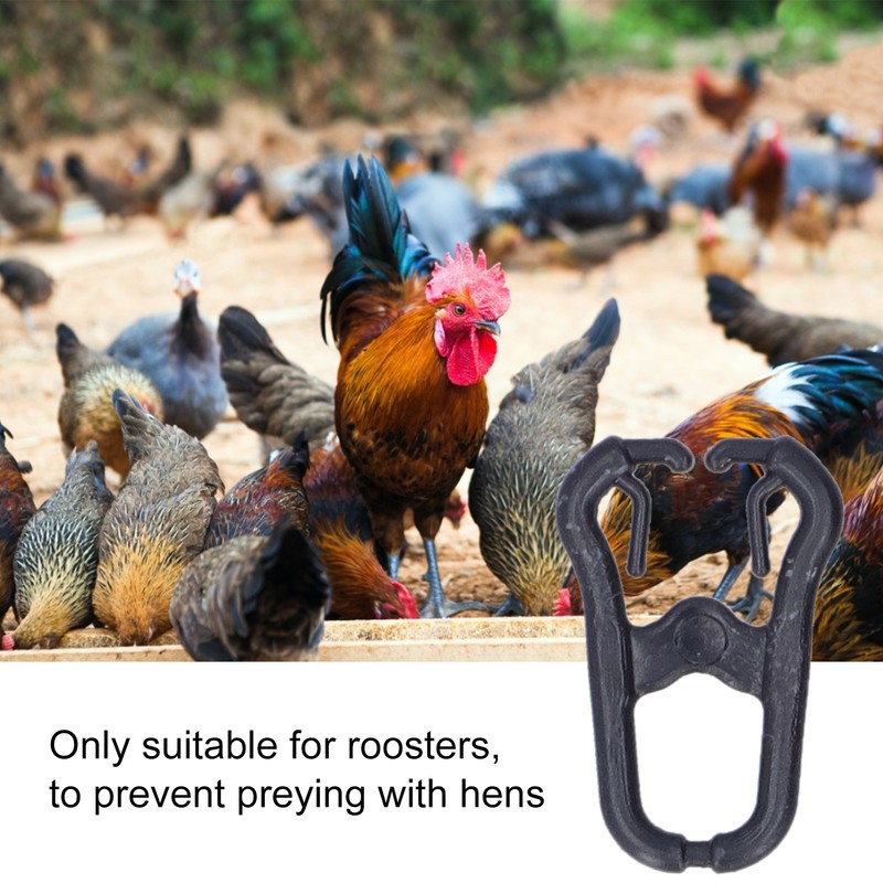 200PCS PP Plastic Chicken Beak Clasps Reusable Rooster Mouth Snap