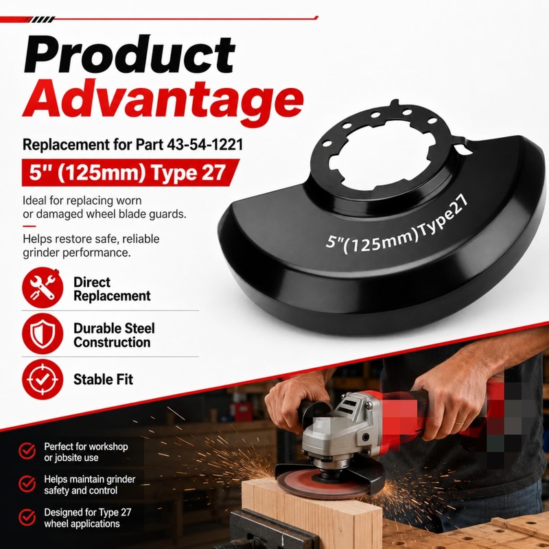 43-54-1221 5" Type 27 Blade Guard for Milwauk-ee Angle Grinder