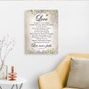 1 Corinthians 13:4-8 Wall Art,Love is Patient Religious Framed Canvas