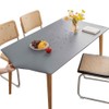 Mateju Rectangular Tablecloth Outdoor Weatherproof, Waterproof PVC Garden Tablecloth Washable