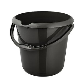 10 Litre Mica Multi-Purpose Bucket with Integrated Scale and Ergonomic Handle - Graphite