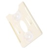 Gatuida Windshield IC Card Holder, Plastic Badge Holder with Suction