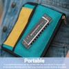 Harmonica C Key 10-Hole Diatonic Mouth Organ, Compact Harmonicas for