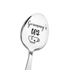 Grammy Tea Spoon Gifts for Grandmother Grandma Christmas Xmas Gifts for Grandma Nana Birthday Gifts for Grammy Retirement Gifts for Granny Grandmother Tea Spoon Gifts for Bonus Nana
