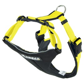 Neewa Dog Running and Hiking Harness (Medium, Yellow) - Reflective, for Mushing, Pitbull, Husky