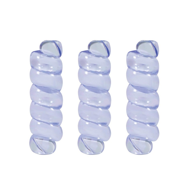 Kutsuwa Grip Punyu Spiral Sheer Blue RB033SB
