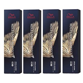4 x Wella Koleston Perfect ME+ 12/96 Special Blonde Cendre Violet 60 ml