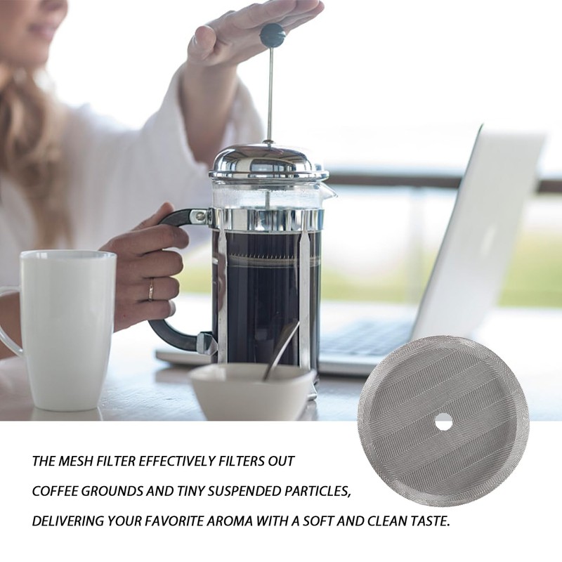 5 Pieces French Press Replacement Filter Coffee Pot Filter Press