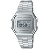 Casio A168WEM-7VT Reloj para Unisex Adulto, Plata/Gris