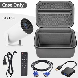 Mini Projector Case Compatible with Magcubic for Alwtniet for Limimart for Aubor for HIPPUS Portable Projector 4K 1080P Support, Storage Holder Organizer for accessories (Box Only) -Dark Grey