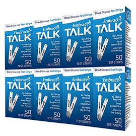 Embrace Test Strips Bundle Deal Savings 400 Ct (8 Boxes of 50ct = 400ct Total)