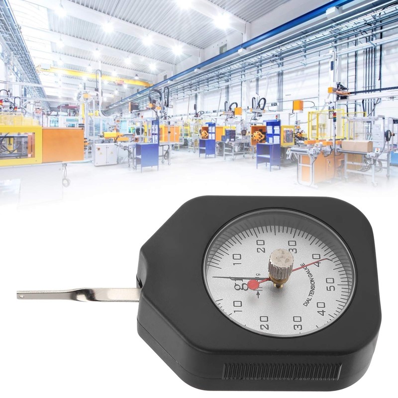 Jeanoko SEG‑50‑2 Dial Tension Meter Gauge Double‑Needle Switch Dynamometer Tensiometer