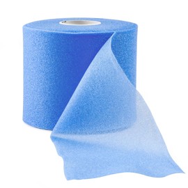 Cannon Sports Pre Wrap 30 Yard Roll Athletic Foam Tape Underwrap for Ankles Wrists Knees Elbows Hair (Blue)