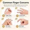 14 Pcs Oval Finger Splints, Waterproof Finger and Thumb Support