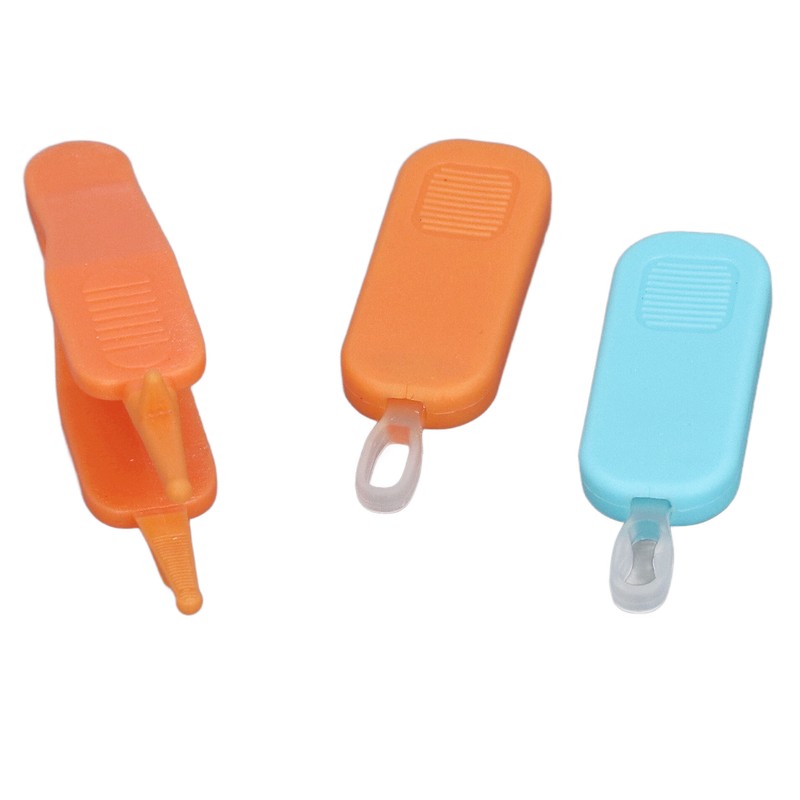 Baby Ear Nose Cleaner Set TPR Portable Double Head Safely