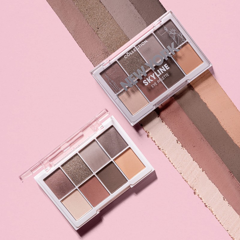 Collection Cosmetics Intensely Pigmented Colour Eye Shadow Palette with 8