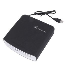 Luntfeiy Portable Car CD Player USB Port Compatible with Laptop, TV, Computer