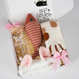 ChildLike Cat Lover Gifts for Women,Cat Lover Gifts,Cat Mom Gifts for Women's Birthday,Mothers Day,Christmas Gift for Cat Lovers,Cat Gift Set for Cat Mon,Cat Gifts for Women