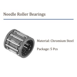Kozelo 5pcs K101313 Needle Roller Bearings - [10mm Inner Diameter x 13mm Outside Diameter x 13mm Width] with Cage Assembly for Agricultural and Construction Machinery