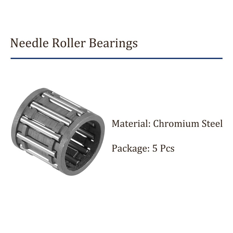Kozelo 5pcs K101313 Needle Roller Bearings - [10mm Inner Diameter