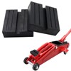 2pcs Car Lift Jack Stand Rubber Pads Square Slotted Frame