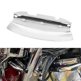 HDBUBALUS Chrome Lower Triple Tree Wind Deflector Fit for Harley Touring Electra Glide Road Glide Road King Street Glide 2014 2015 2016 2017 2018 2019