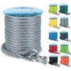 Anchor Rope 50 Ft x 3/8 Inch Premium Solid Braid
