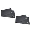 GILDE Craft Placemats Set of 4 with Stag Embroidery Grey