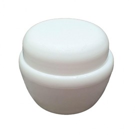 Just a white 50g empty cream container, travel-sized small container, small empty cosmetic container 10ea