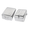 Unbranded Chrome Battery Box Side Cover For Harley Dyna Wide
