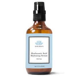 Joyal Beauty 100 Pure Best Highest 4 Hyaluronic Acid Serum para la piel de la cara Eyes Lips. Hyaluronan orgánico original de hidratación...          