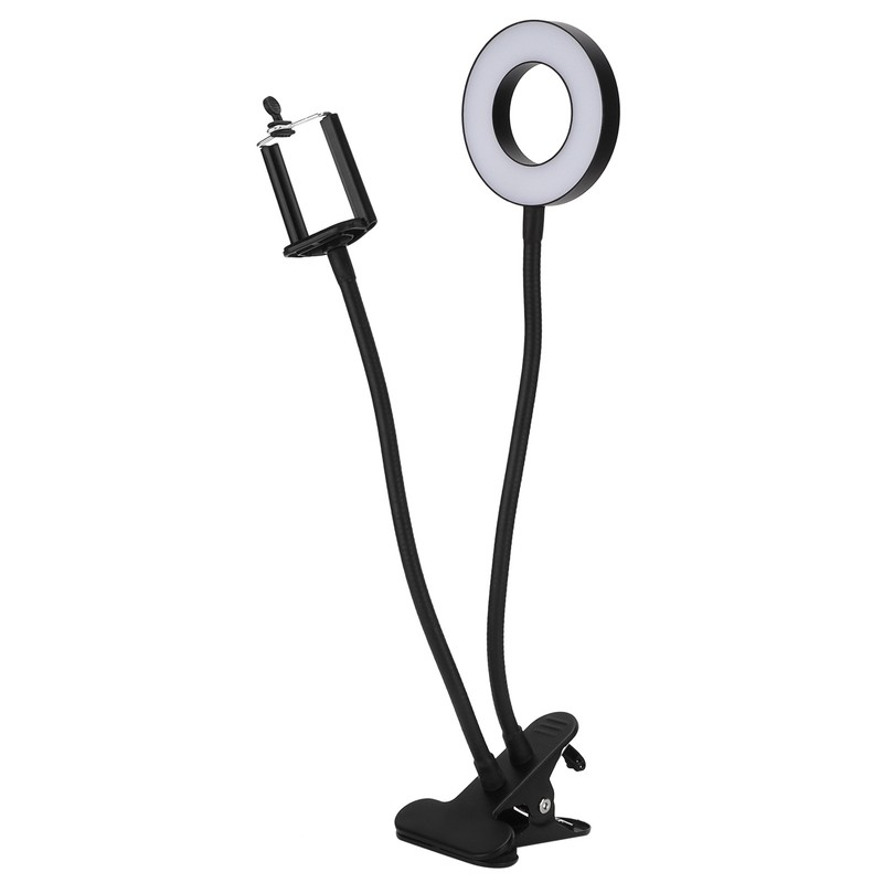 Ring Light 3.5 Inch Selfie Makeup Fill Light Double Bracket