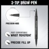 TOEECY Eyebrow Pencil, 2-in-1 Liquid Eyebrow Pencil, Eyeliner Eyebrow Pencil,