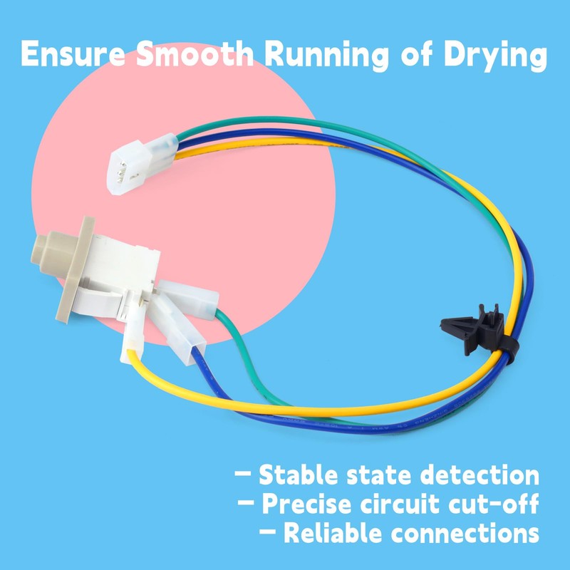 8283288 Dryer Door Switch with Wire Compatible with Whirlp Dryer