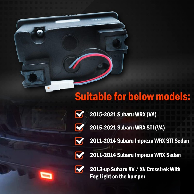 GAZOZ PERFORMANCE F1 Clear Lens LED Rear Fog Light Kit
