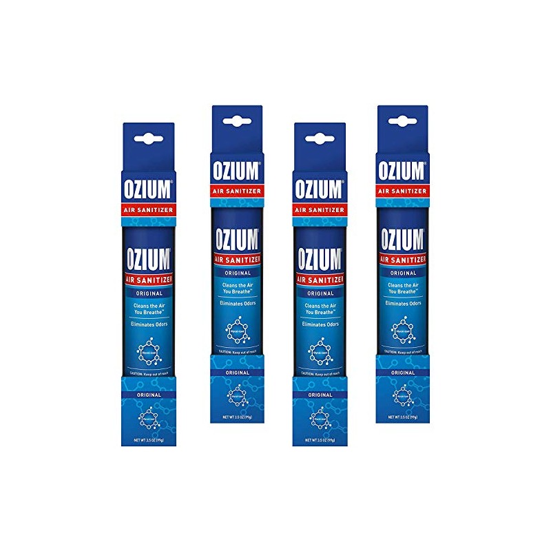 Ozium Air Sanitizer 3.5 oz Spray, Original (4)