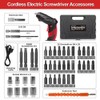 AFNZTME Cordless Power Screwdriver Electric Screwdriver Rechargeable Set, Battery Powered