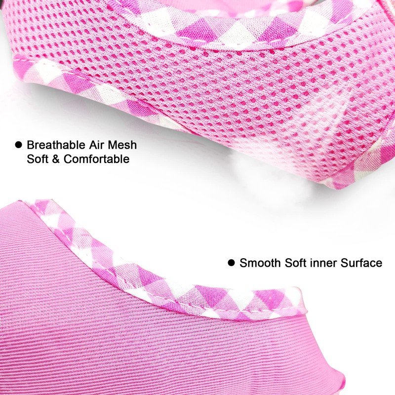 SuperBuddy Upgraded Soft Mesh Dog Harness, Super Breathable Lightweight Pet