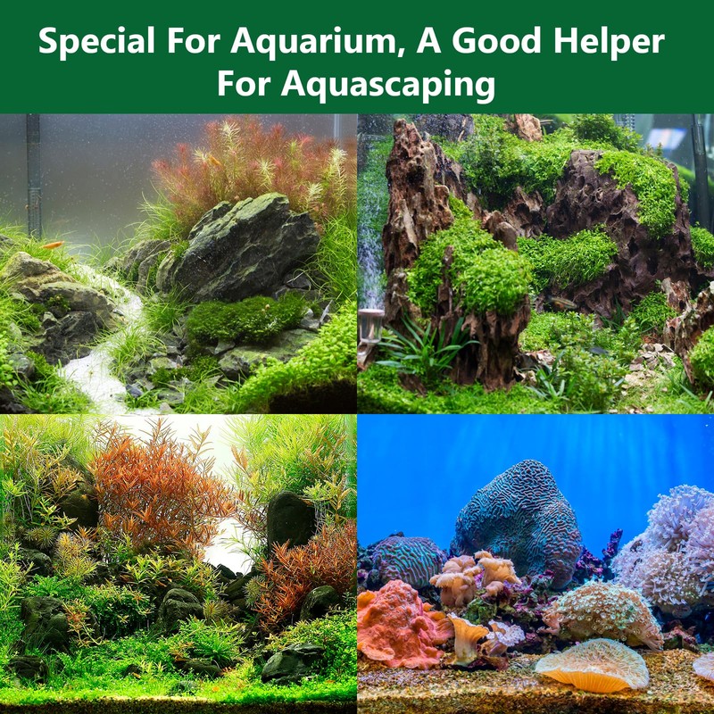 Hygger CO2 Aquarium Glue,Aquascaping Instant Glue, Suitable for Aquatic Plants,Corals,
