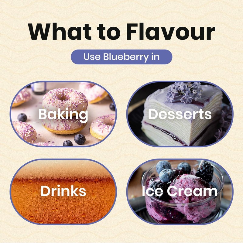 Natural Blueberry Flavouring 15ml - Foodie Flavours