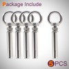 M8* 80mm Expansion Screw with Eye Ring Anchor Internal Eye