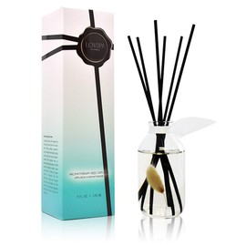 LOVSPA Clean Cotton Blossom Reed Diffuser Set - Sun Dried Linen & Citrus Scent Diffuser - Reed Diffusers for Home with Long Lasting Fragrance - Non-Toxic Oil Reed Diffuser - Made in The USA