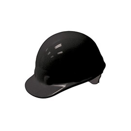 Fibre-Metal by Honeywell E2SW11A000 Super Eight Swing Strap Cap Style Hard Hat, Black Medium