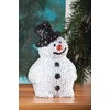 VBS Styrofoam Approx. 17 cm Hat White Christmas Snowman Craft