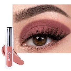 evpct Deep Burgundy Matte Liquid Eyeshadow Eyeliner for Women, 13# | Matte; Long-lasting Waterproof; Vegan & Cruelty-Free; Cream; Eyeshadow Stick; for