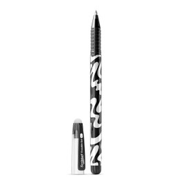Scribball Black Erasable Pens 0.7mm Bullet Tip (Pack of 3) For Students Adults Handwriting Gel Pens Smooth Writing Style Rub Out Pens School Kids Work Ink
